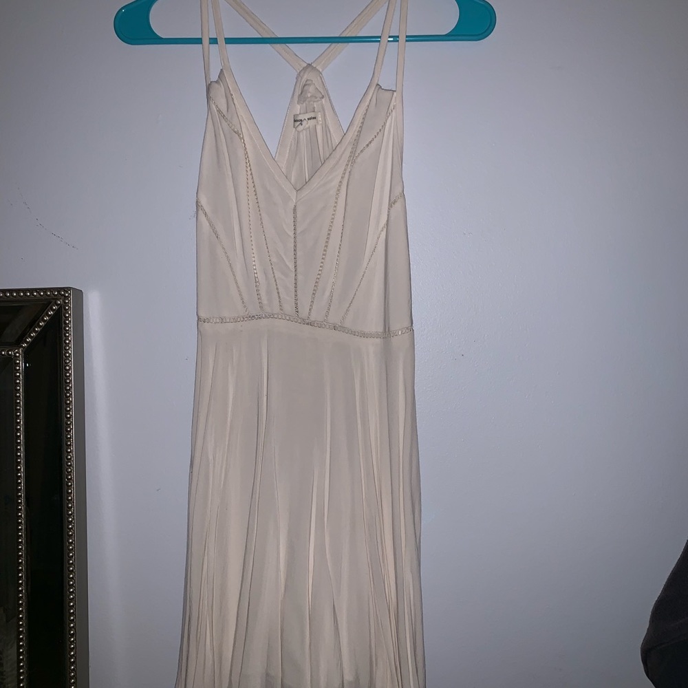 Urban Outfitters creme domino dress.